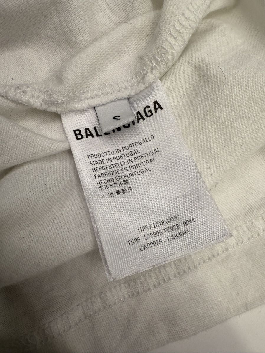 Balenciaga BALENCIAGA GOTHIC TATTOO T-SHIRT Size US M / EU 48-50 / 2 - 5 Thumbnail