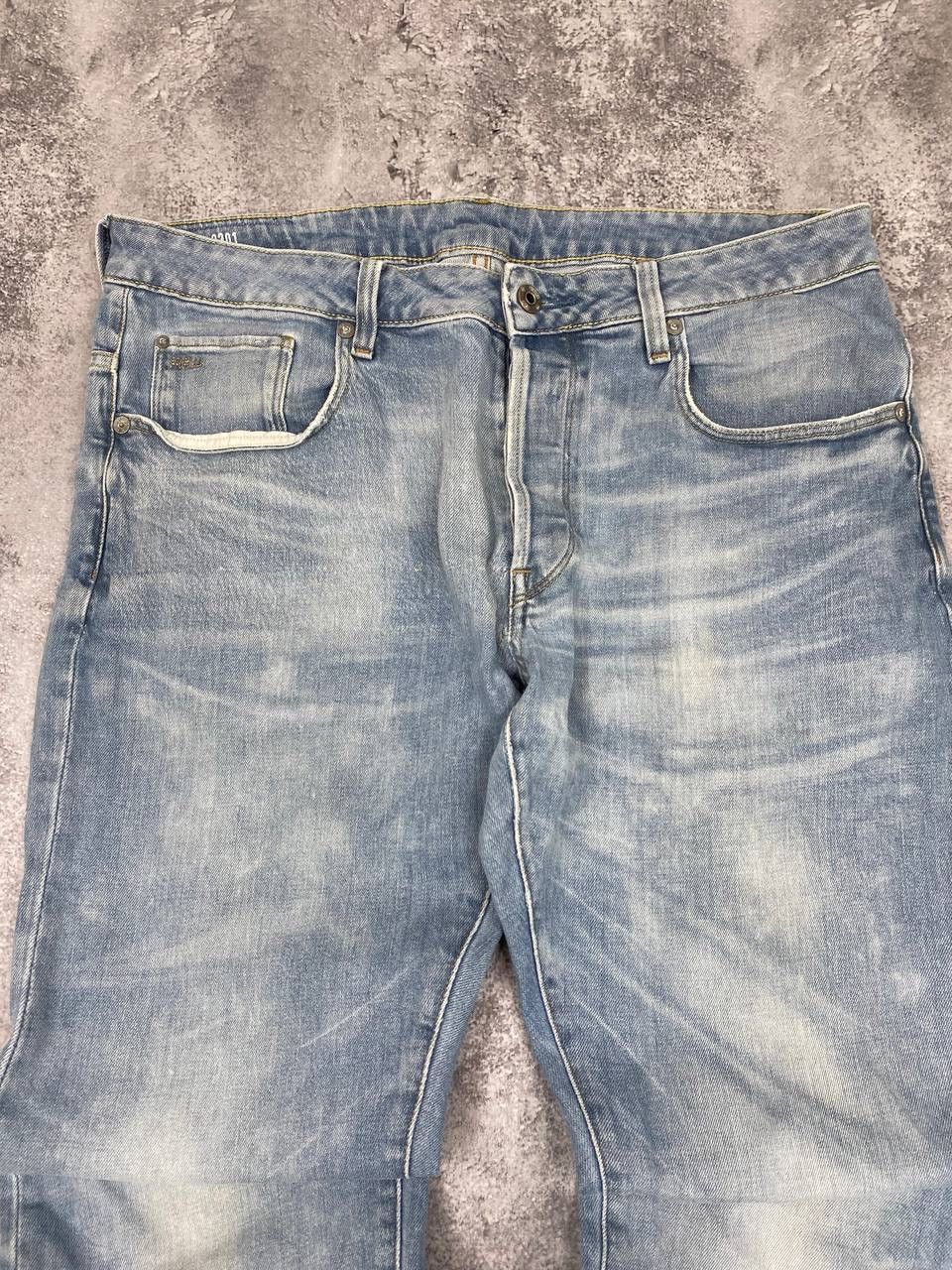 G-Star G-Star Raw Men Cotton Jeans 3301 Blue Classic Light Wash Size US 31 - 6 Thumbnail