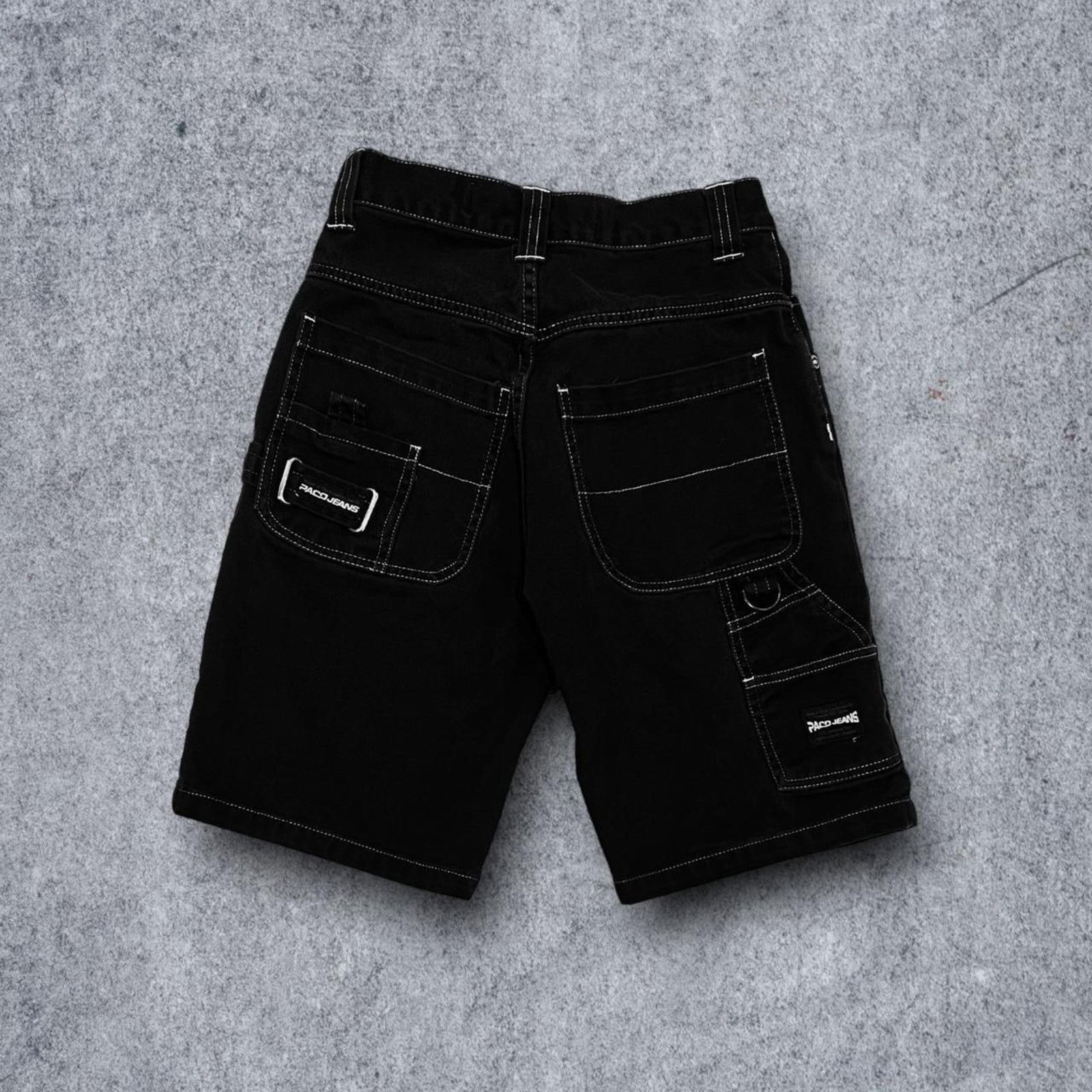 JNCO Paco Jeans Co. Black Skater Shorts Size US 26 / EU 42 - 1 Thumbnail