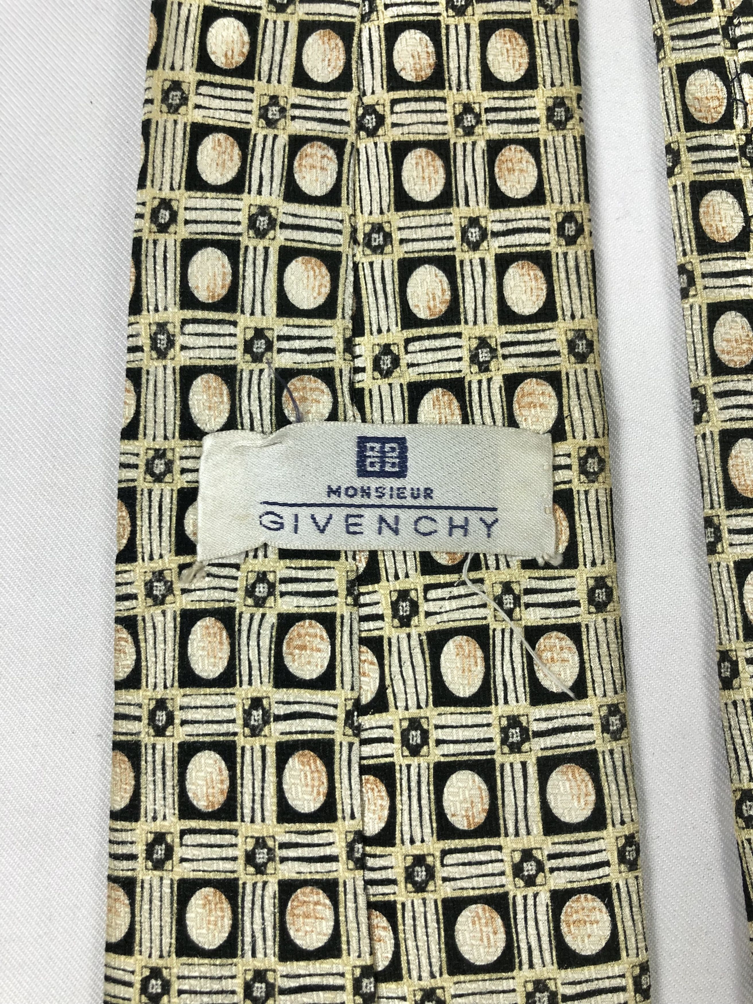 Givenchy Rare Monsieur Givenchy Silk Tie Size ONE SIZE - 6 Thumbnail