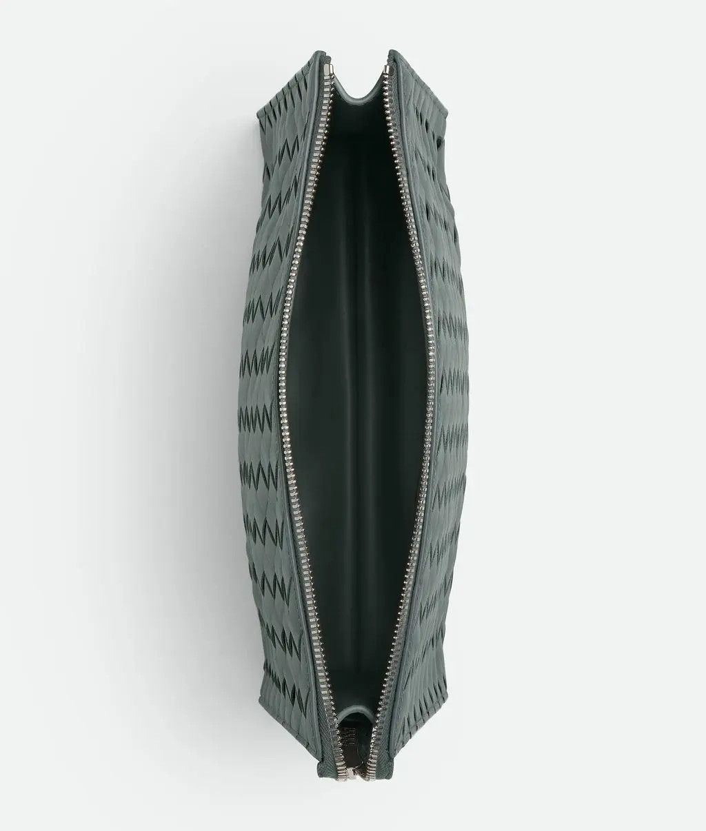 Bottega Veneta o1w1db10525 Size: OS / Intrecciato Standing Pouch Slate Grey Size ONE SIZE - 3 Thumbnail