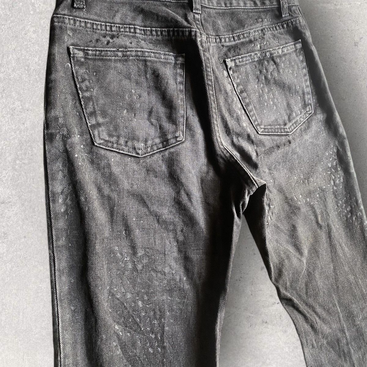 Helmut Lang SS03 Archive Rubber ‘Tyre’ Print Denim Size US 30 / EU 46 - 12 Thumbnail