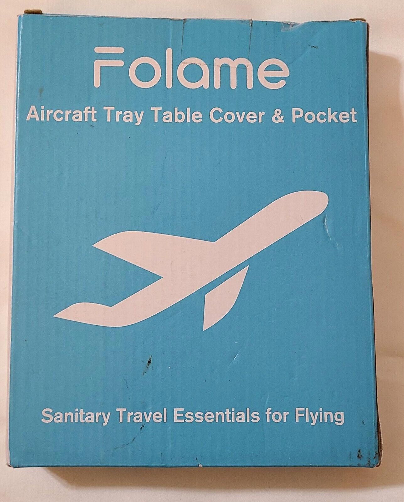 Designer Folame Aircraft Tray Table Cover & Pocket Seatback Organizer Size ONE SIZE - 1 Thumbnail