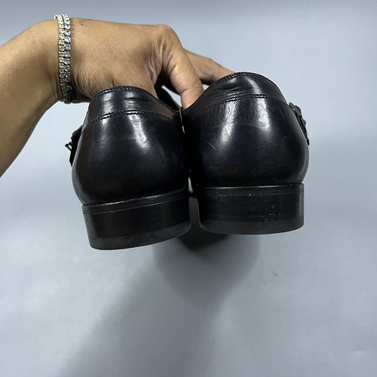 Louis Vuitton Louis Vuitton LV Logo Equinox Derby Leather Shoes Size US 9 / EU 42 - 15 Thumbnail