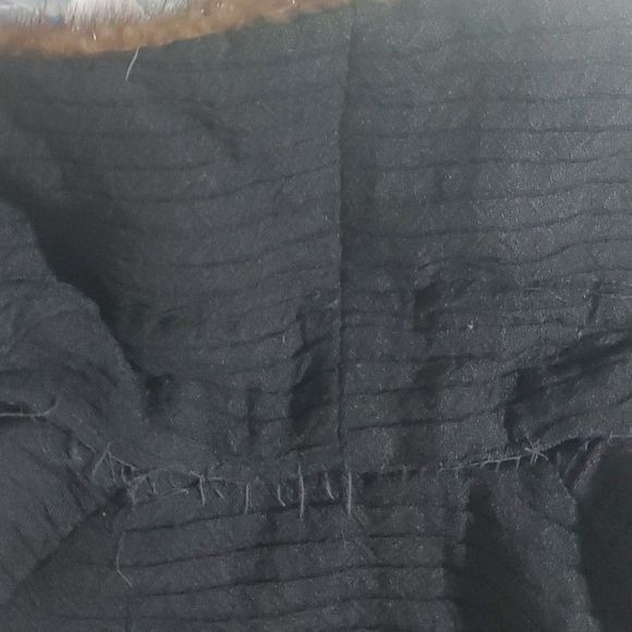 Vintage Vintage 60's Union Made Black Lined Fur Collar Sz. L Long Fu Size L / US 10 / IT 46 - 12 Thumbnail