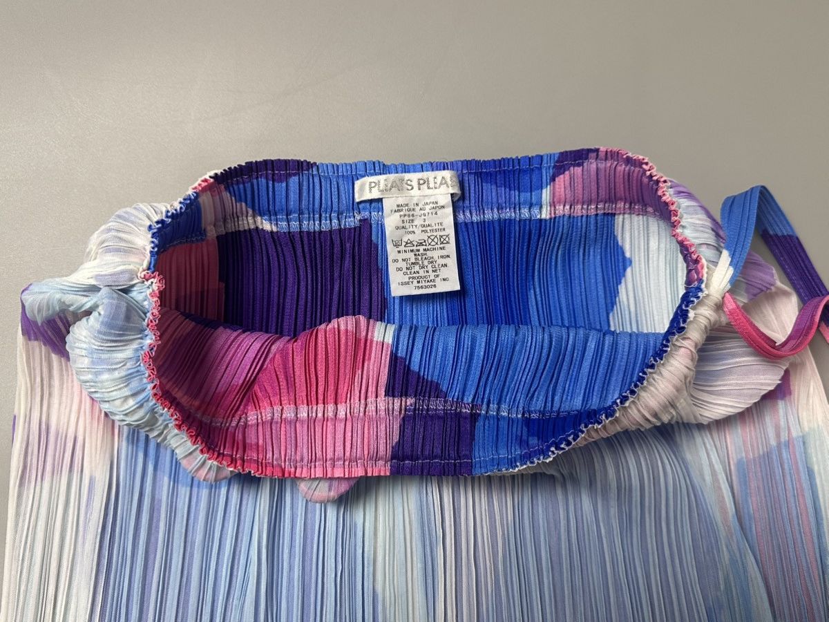 Pleats Please Issey Miyake Issey Miyake Pleats please — Colorful midi skirt Size 24" / US 00 / IT 34 - 3 Thumbnail