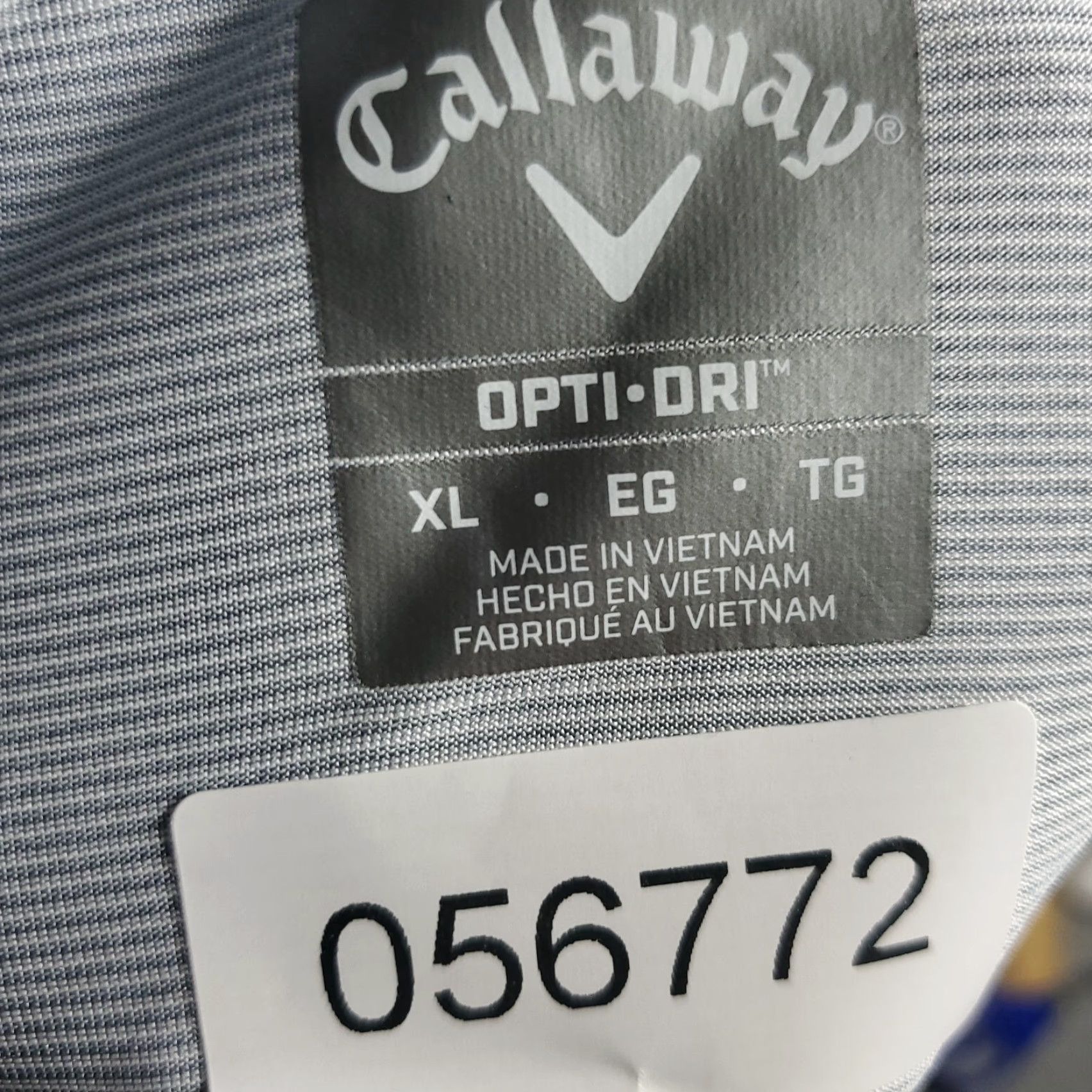 Callaway Callaway Polo Shirt Mens XL Size Gray Striped Opti Dri Fit Short Sleeve Golf Polo Shirt Callaway Gray Polyester Woven Fabric Breind? Size US XL / EU 56 / 4 - 8 Thumbnail