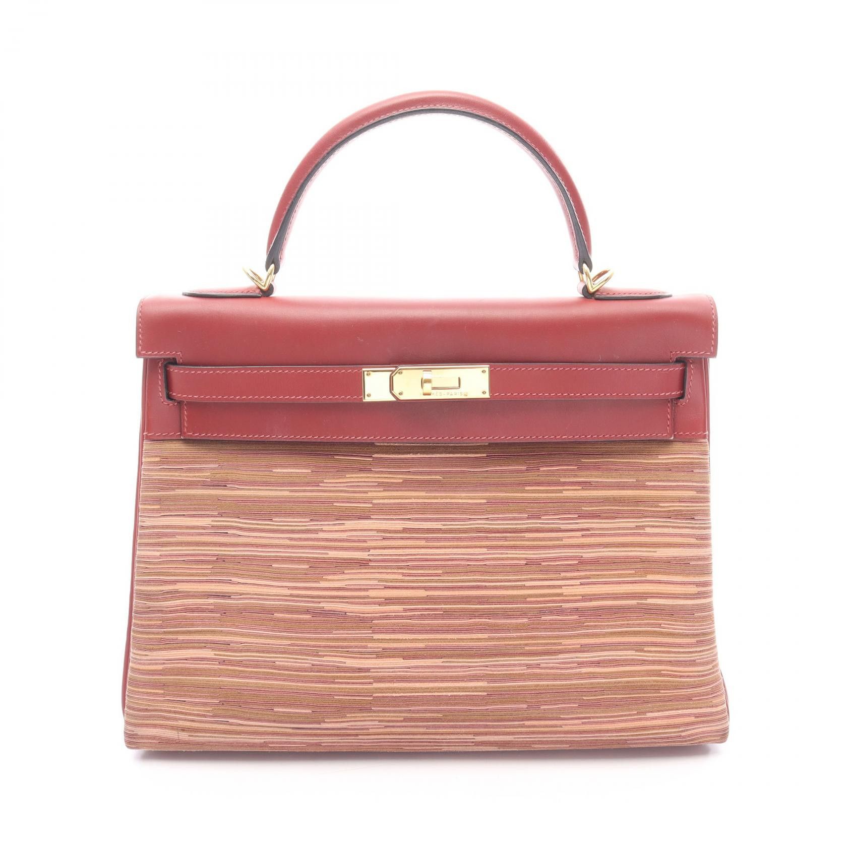 Hermes Hermes Hermes Kelly32 Leather Leather Handbag E DUTY FREE for USA Size ONE SIZE - 1 Thumbnail