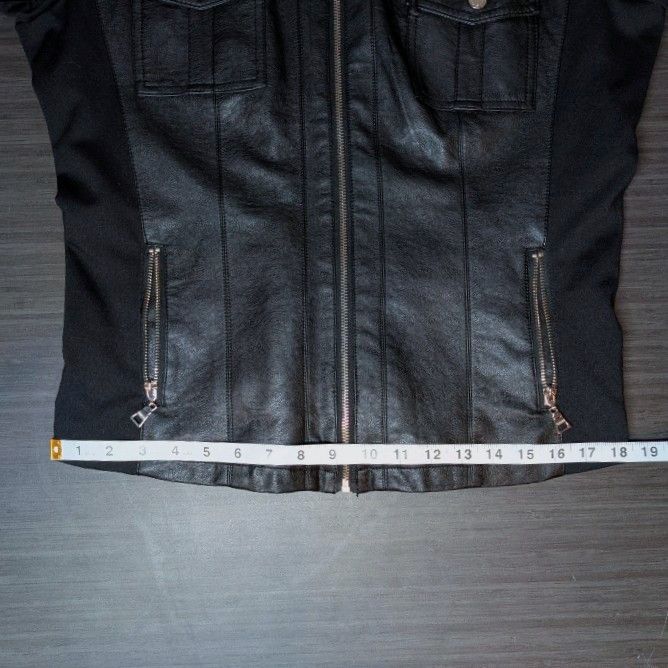 Guess Guess Faux Leather Hooded Motorcycle Jacket Women's Size XL Size XL / US 12-14 / IT 48-50 - 9 Thumbnail