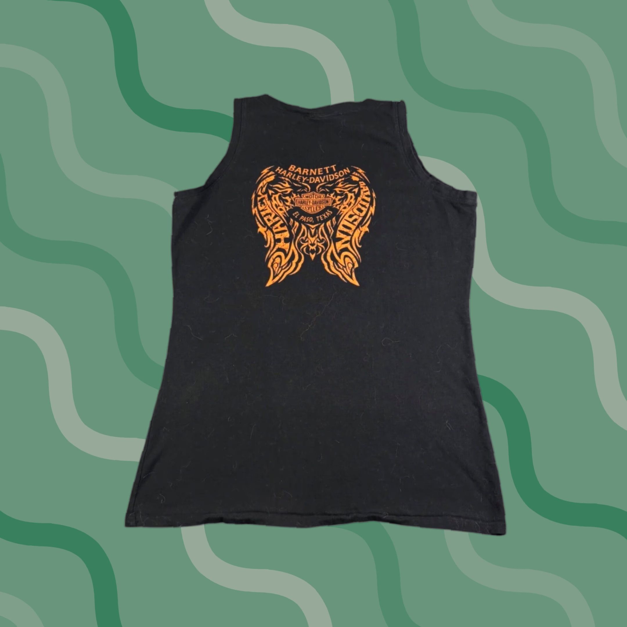 Harley Davidson Harley-Davidson Tank Top Womens L Black V-Neck Rock Western California 2017 Size L / US 10 / IT 46 - 1 Thumbnail