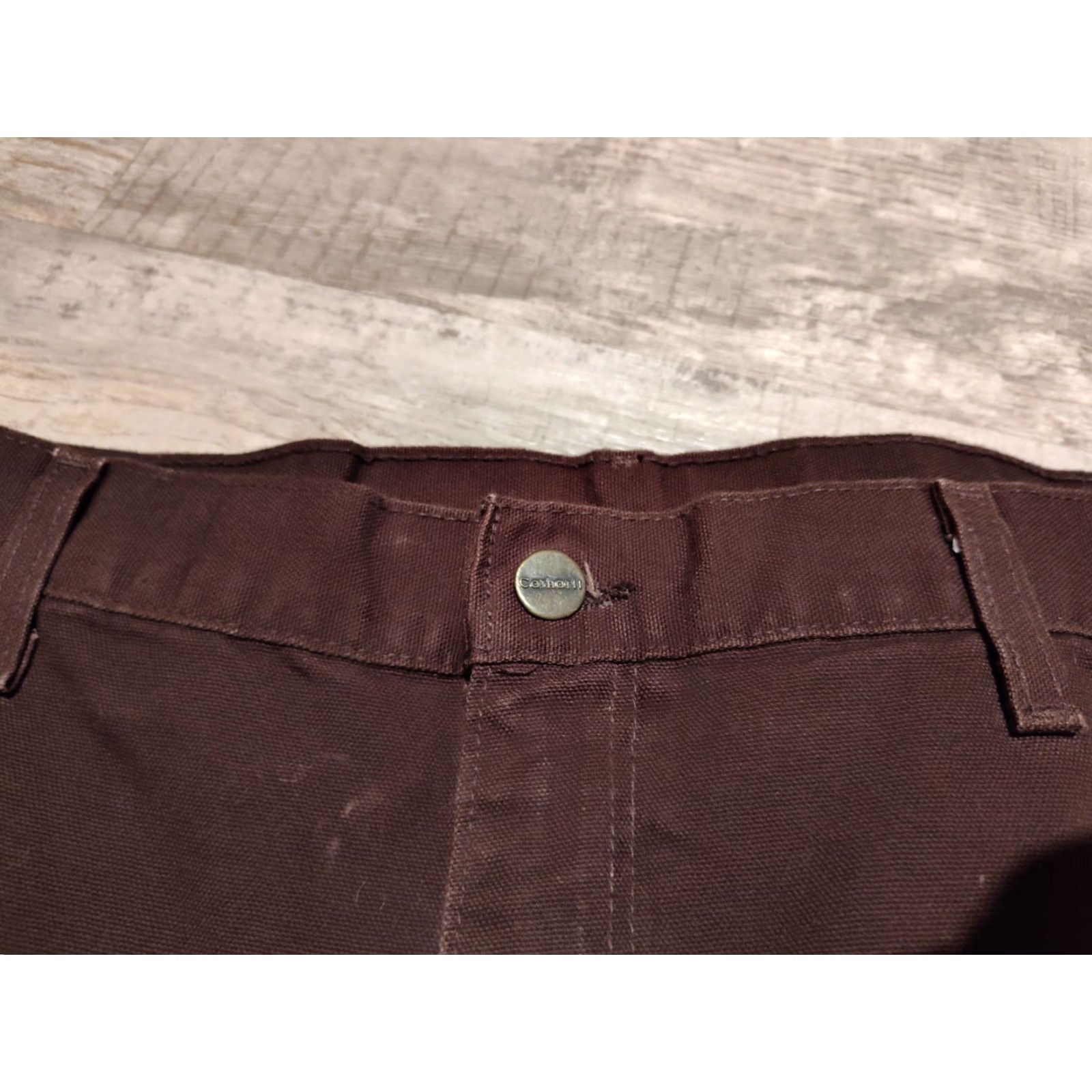 Carhartt VINTAGE Carhartt Dungaree Carpenter Pants B11 DKB Brown 48x27 Regular Workwear Mens Size US 32 / EU 48 - 5 Thumbnail