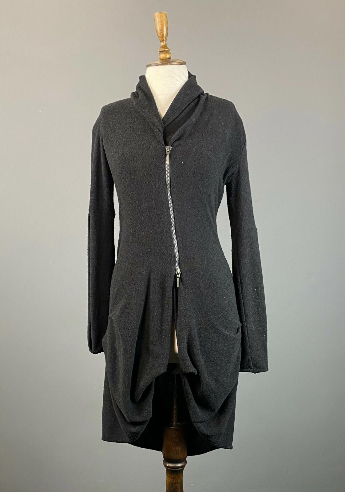 Designer Absolut by Zebra Gernan Designer Black Full Midi Dress Large Size L / US 10 / IT 46 - 1 Thumbnail