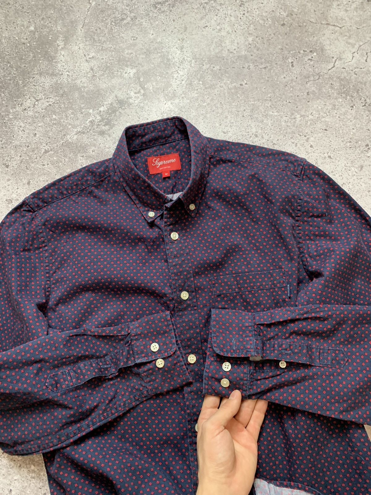 Supreme Supreme monogram shirt Size US M / EU 48-50 / 2 - 5 Thumbnail