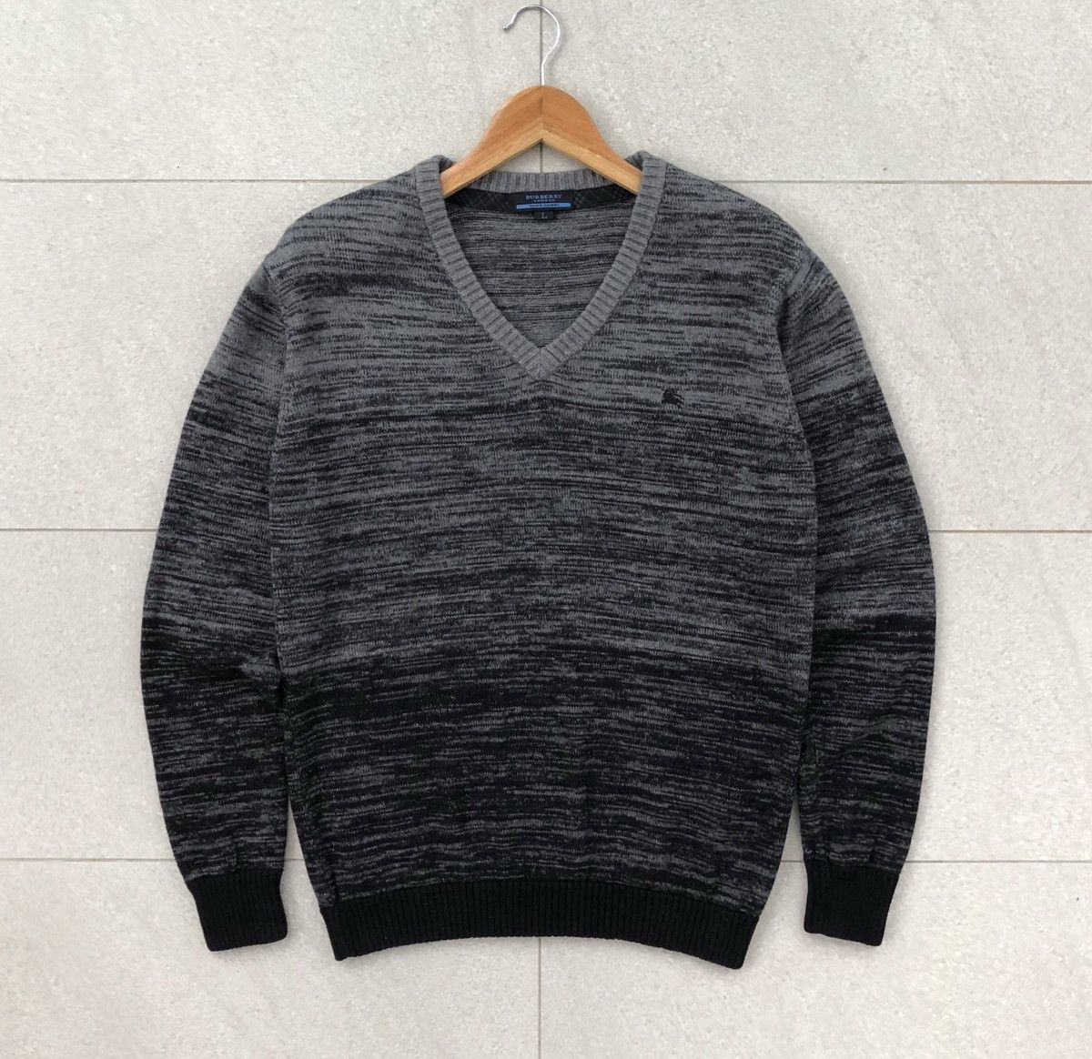 Burberry Burberry London Blue Label Wool Striped Sweatshirt Size US M / EU 48-50 / 2 - 9 Thumbnail