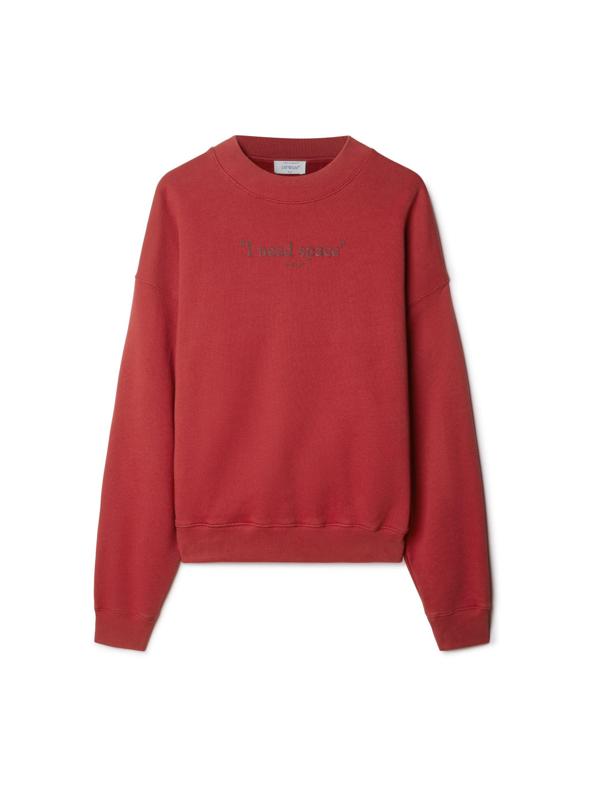 OFF WHITE SWEATSHIRT VIRGIL LOGO CARAVAGGIO CREWNECK ARROWS