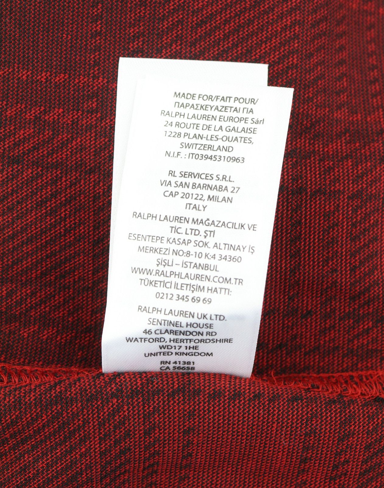 Ralph Lauren RED S Flannel Plaid Button Casual Shirt 86985 Size US S / EU 44-46 / 1 - 11 Thumbnail