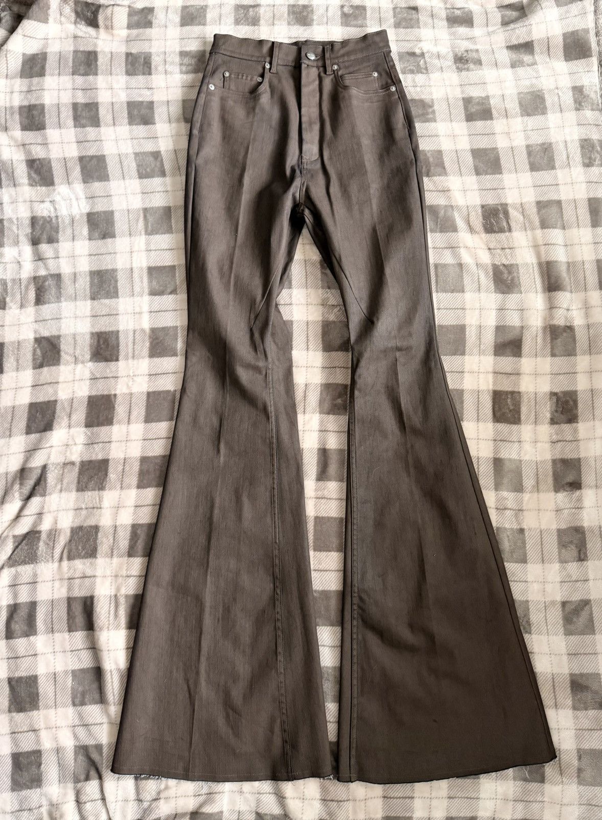 Rick Owens Rick Owens “bean” bolan bootcut Size 26" / US 2 / IT 38 - 1 Thumbnail