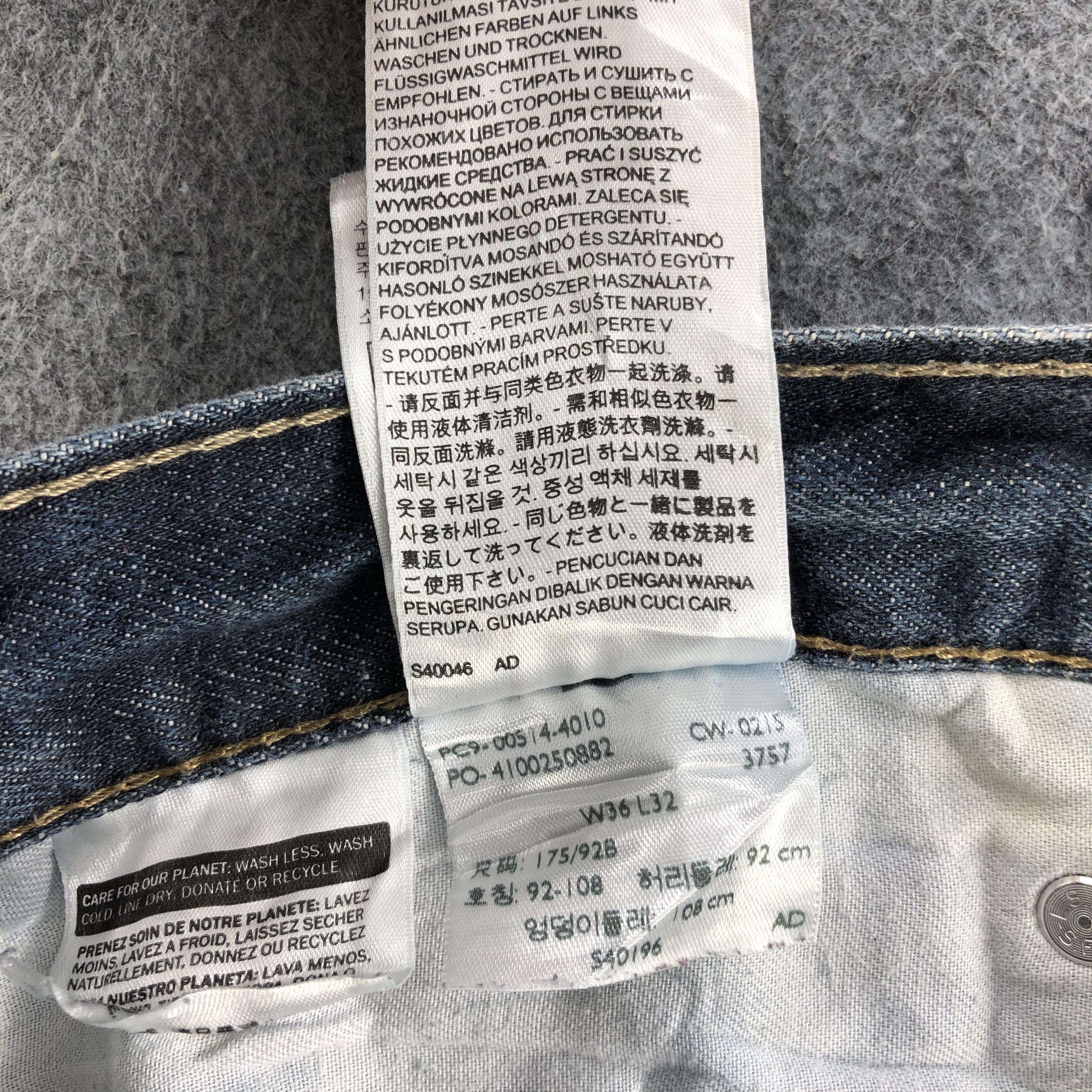 Levi's Vintage Distess Levis 514 Jeans-J977 Size US 37 - 12 Thumbnail
