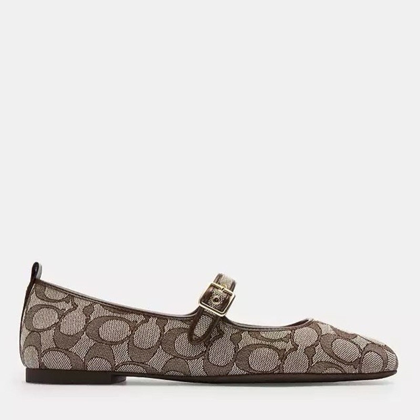 Coach NEW Coach C Rivet Mary Jane Jacquard Oak/Maple CAP82 us 9 Size US 9 / IT 39 - 10 Thumbnail