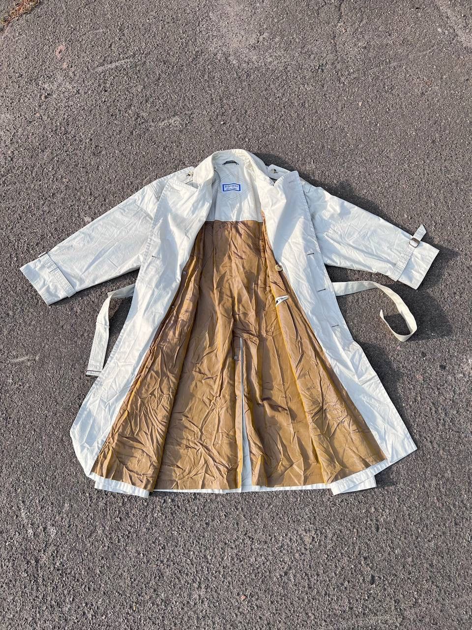 Vintage 90s Yves Saint Laurent YSL Trench Coat Jacket