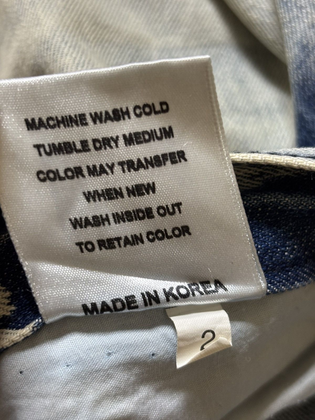Japanese Brand 2000’s Unknown - Washed Destroyed Jeans Lgb Style Size US 29 - 10 Thumbnail