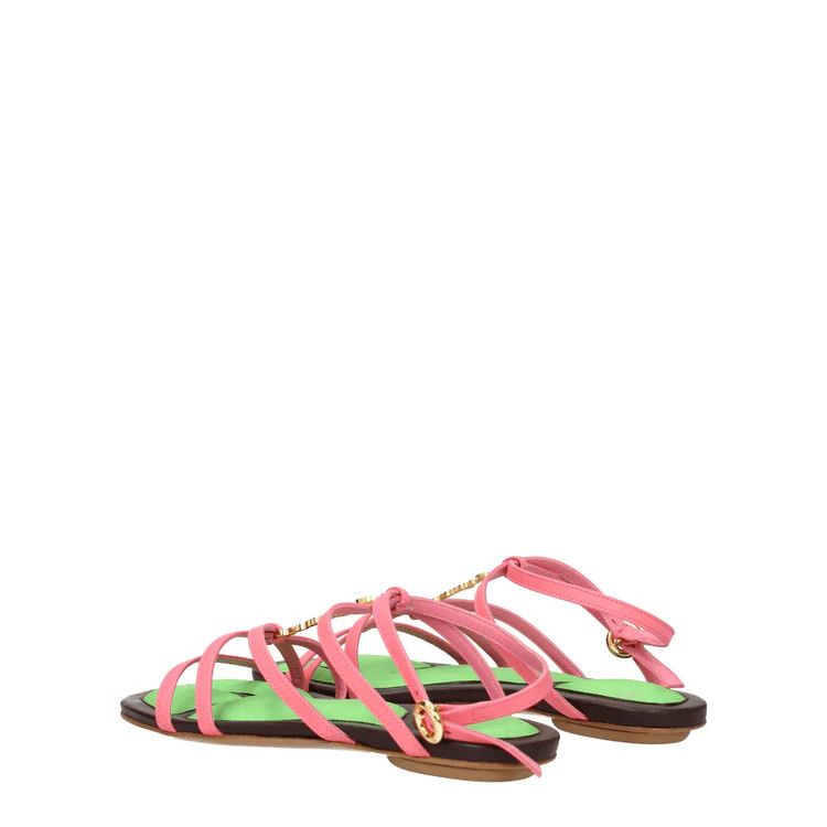 Jacquemus ob1o1e1124 Leather Sandals in Pink Size US 6 / IT 36 - 4 Thumbnail