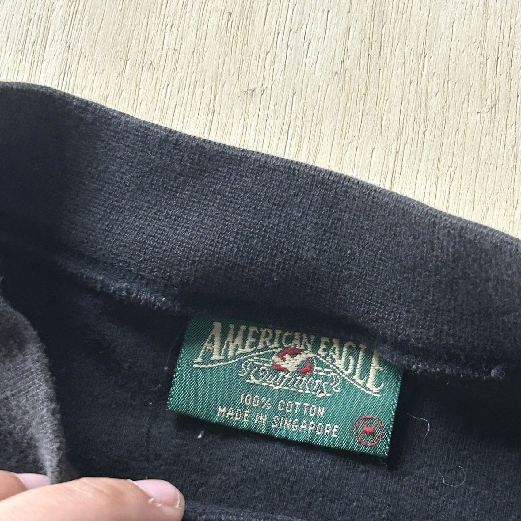 American Eagle Outfitters VINTAGE American Eagle Outfitters Sweatshirt Mens M Black Mock Neck Sweatshirt Size US M / EU 48-50 / 2 - 3 Thumbnail