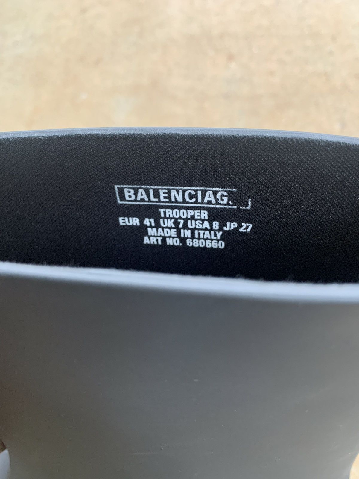 Balenciaga Balenciaga Rubber Trooper Boots in black Size US 8 / EU 41 - 4 Thumbnail
