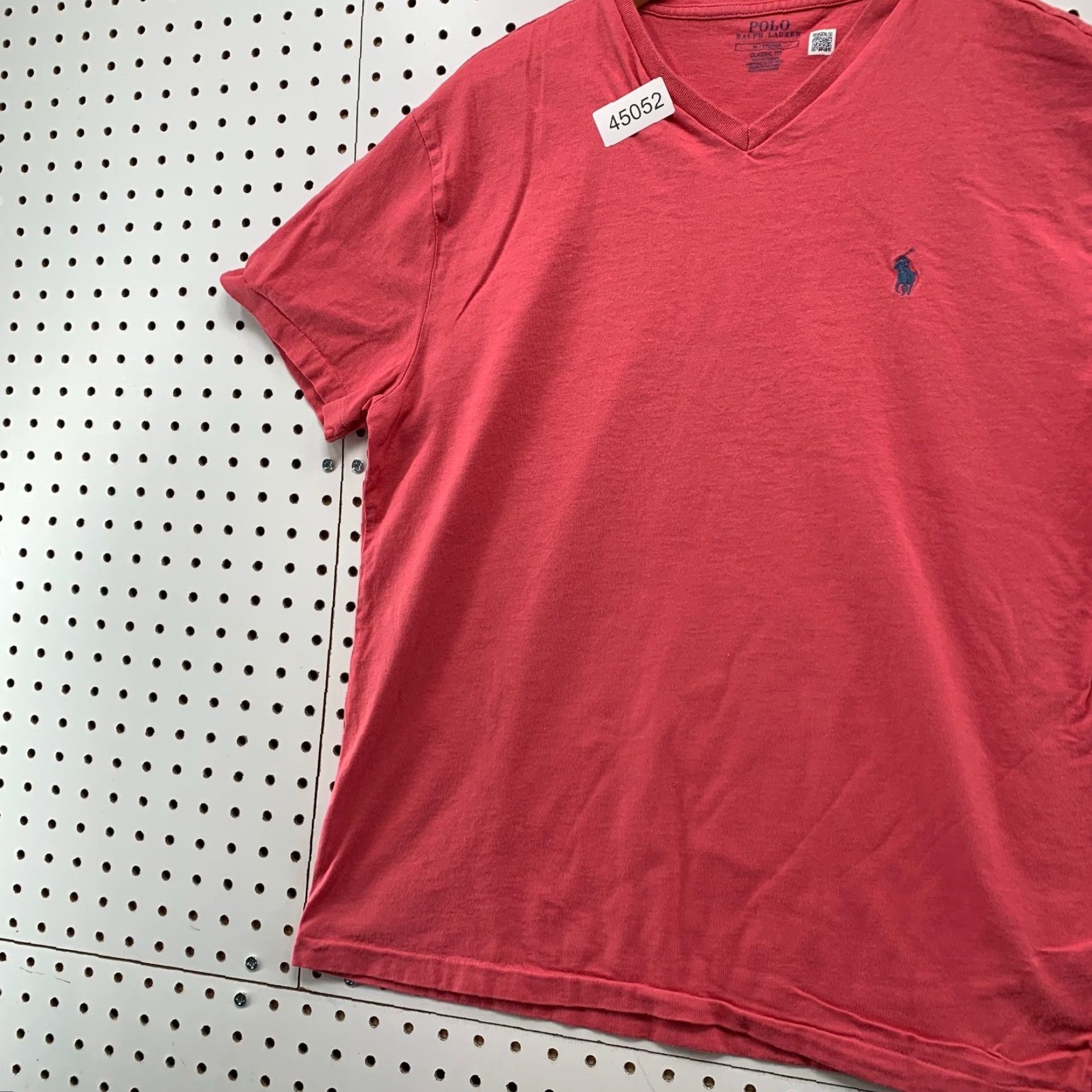 Polo Ralph Lauren VINTAGE Polo Ralph Lauren Shirt Mens XL Faded Red Classic Fit V Neck Preppy Size US XL / EU 56 / 4 - 3 Thumbnail
