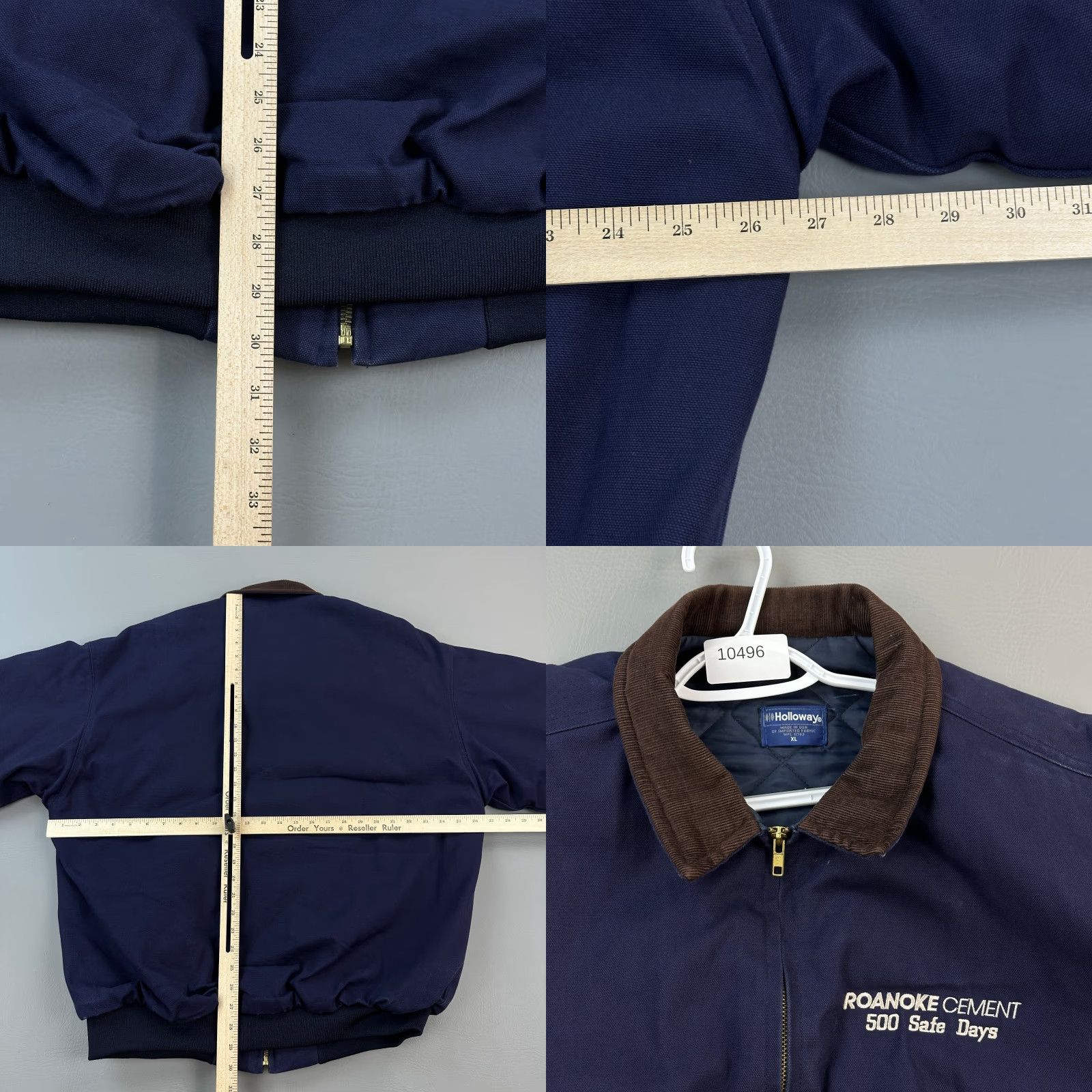 Holloway Vintage Holloway Jacket Mens XL Duck Canvas Quilt Lined Work Wear Bomber USA 90s Size US XL / EU 56 / 4 - 8 Thumbnail
