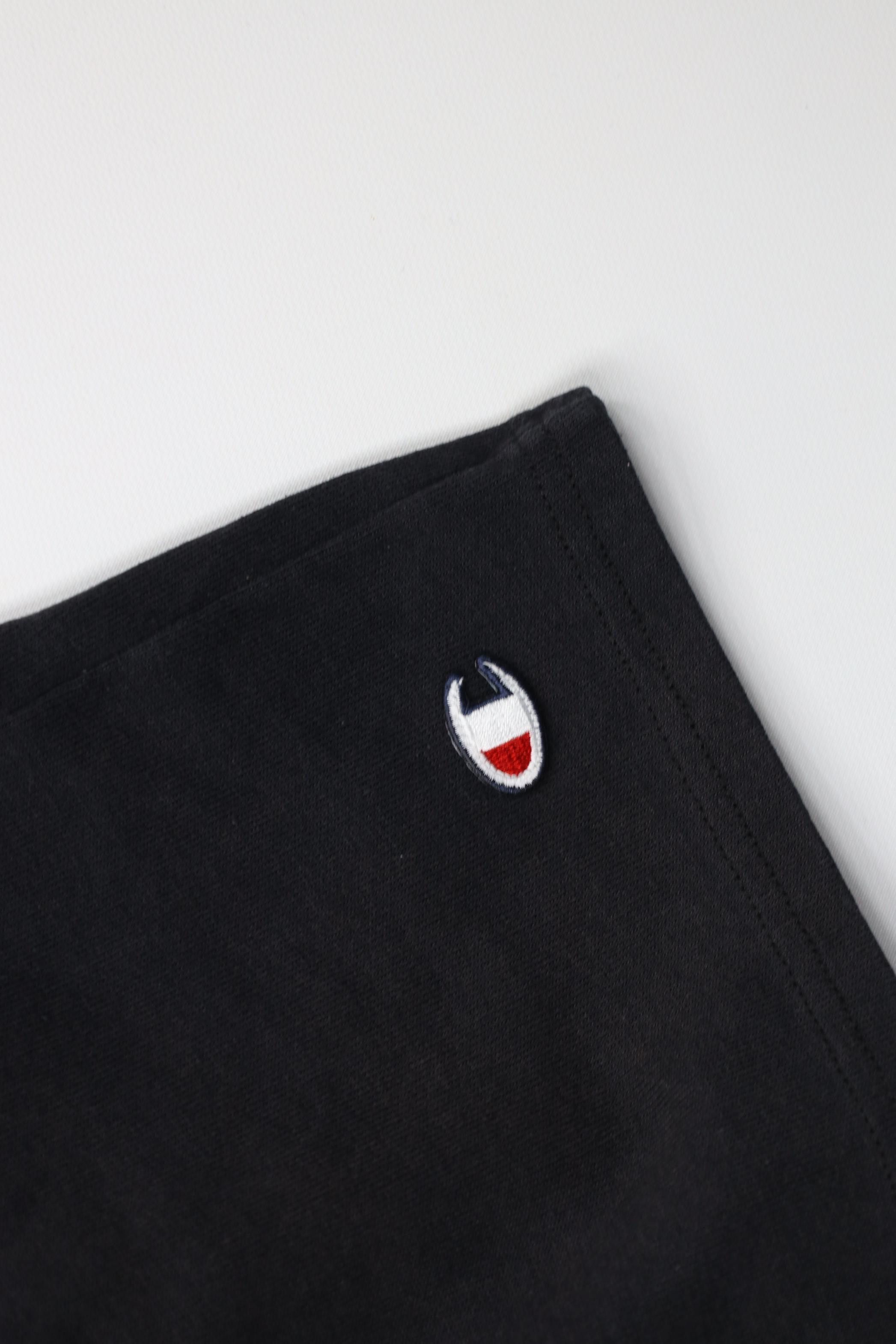 Champion Vintage 90s Champion Heavyweight Above Knee Shorts Black Size US 36 / EU 52 - 5 Thumbnail