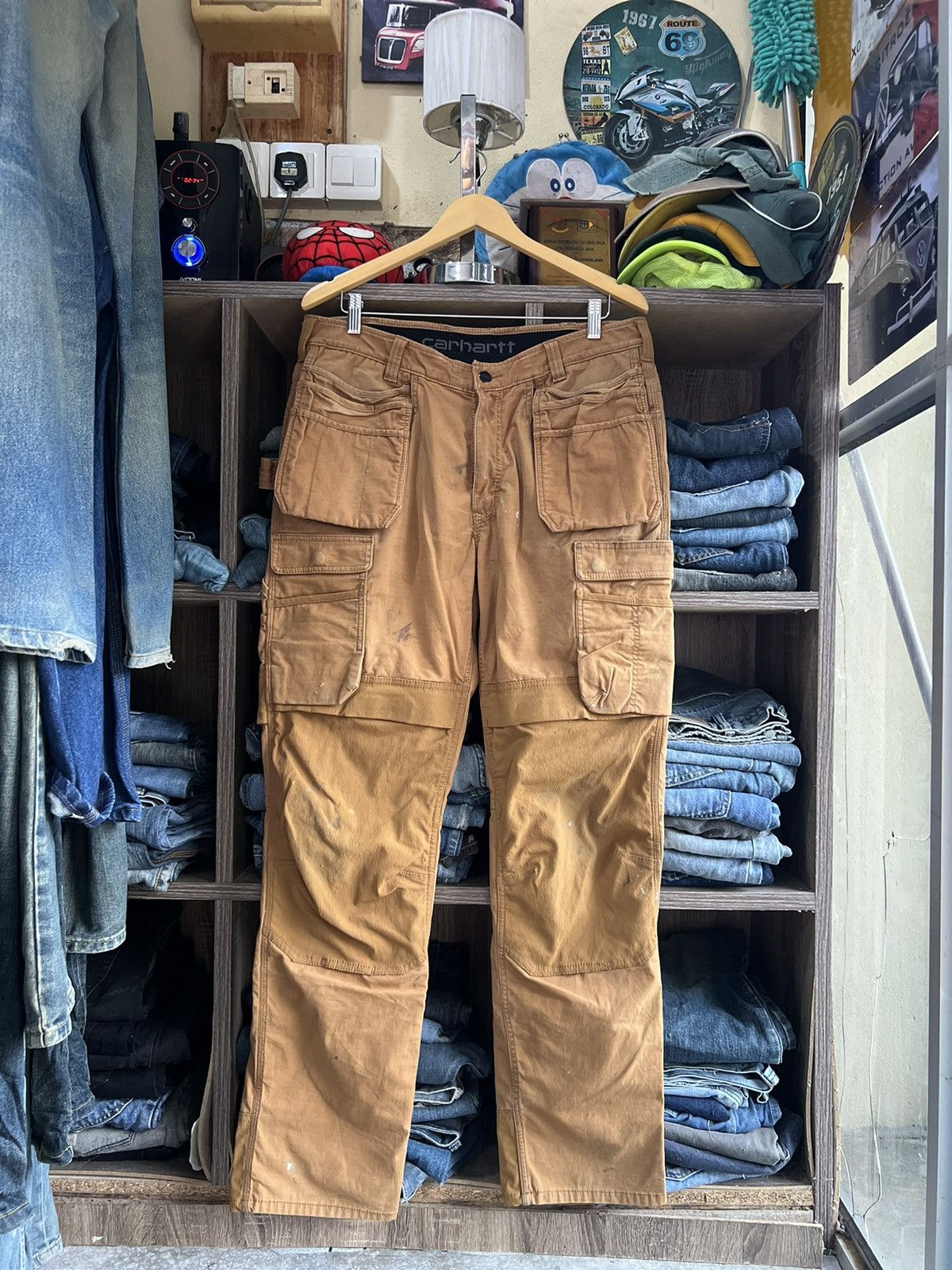 🔥Crazy Rare Carhartt Ripstop Multipockets Double Knee