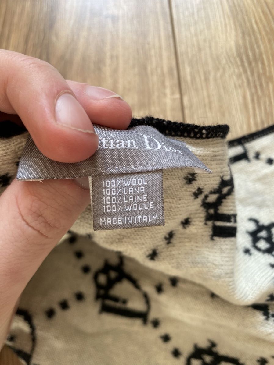 Dior Christian Dior monogram wool scarf made in Italy Size ONE SIZE - 9 Thumbnail