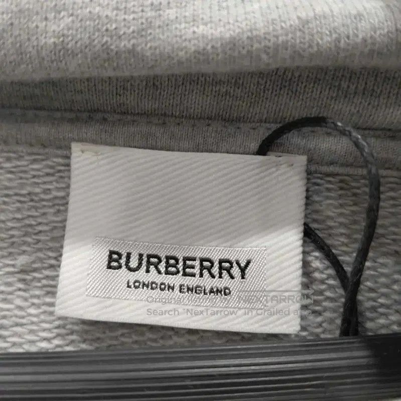 Burberry Burberry Men's Light Gray Cotton Hoodie. Size US XL / EU 56 / 4 - 3 Thumbnail