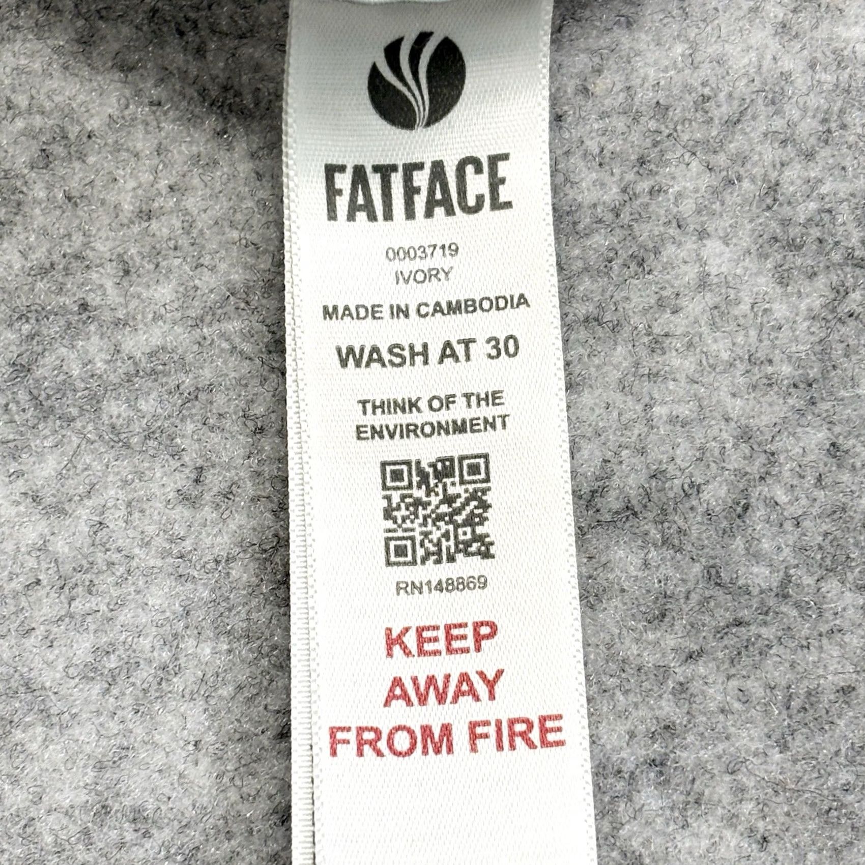 FatFace Fat Face Jumper UK18 Womens Ivory Long Sleeve Knit Pullover Patterned Crew Neck Size XXL / US 16-18 / IT 52-54 - 6 Thumbnail