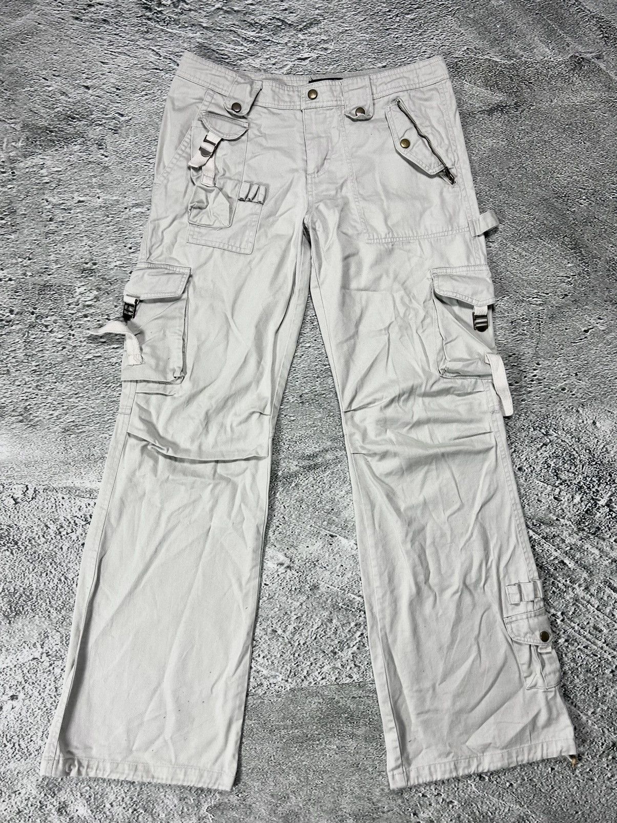 Other Saix vintage cargo pants beige military flared Size US 32 / EU 48 - 1 Thumbnail