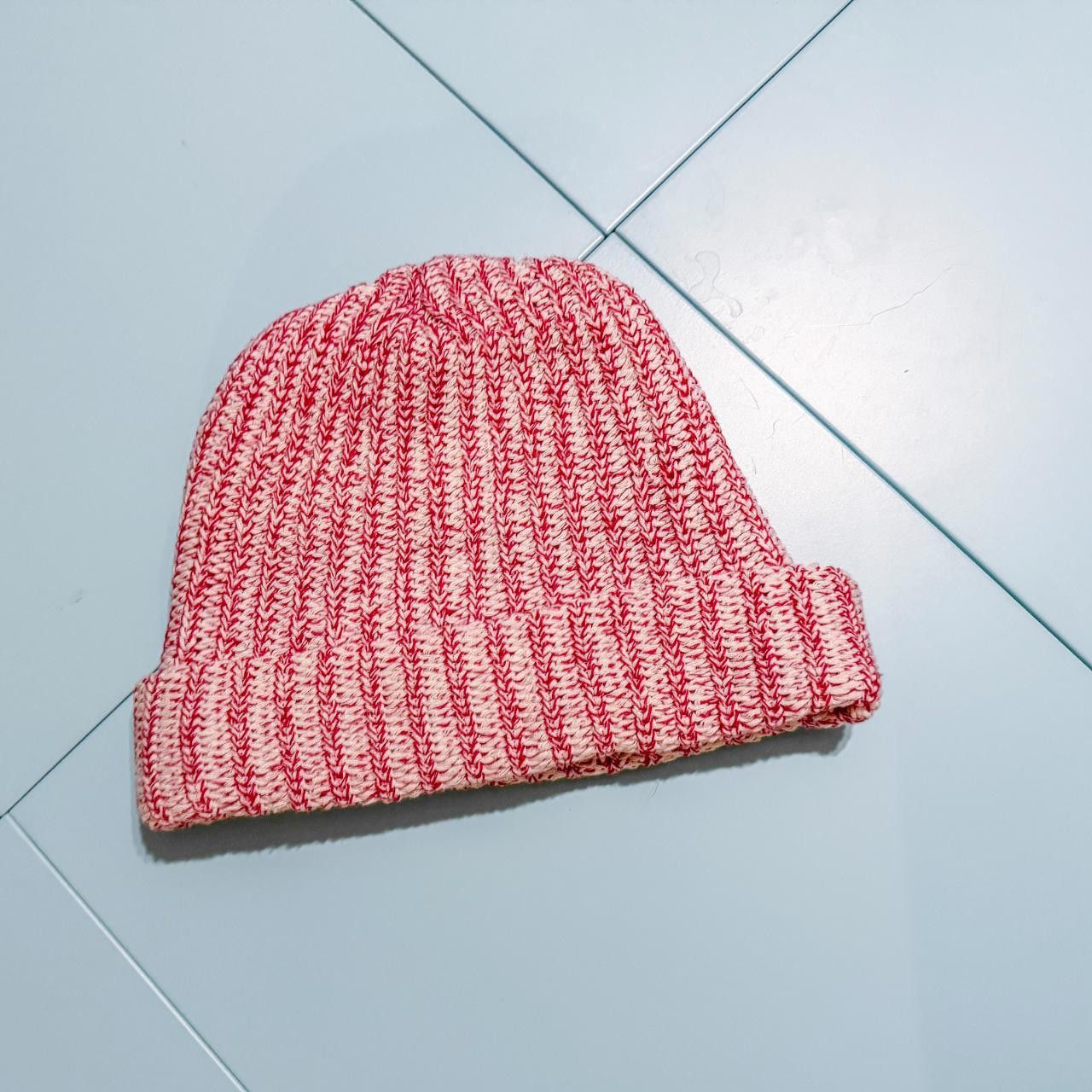 Designer Sir & Madame Chicago Red & White 100% Cotton Beanie Size ONE SIZE - 2 Thumbnail