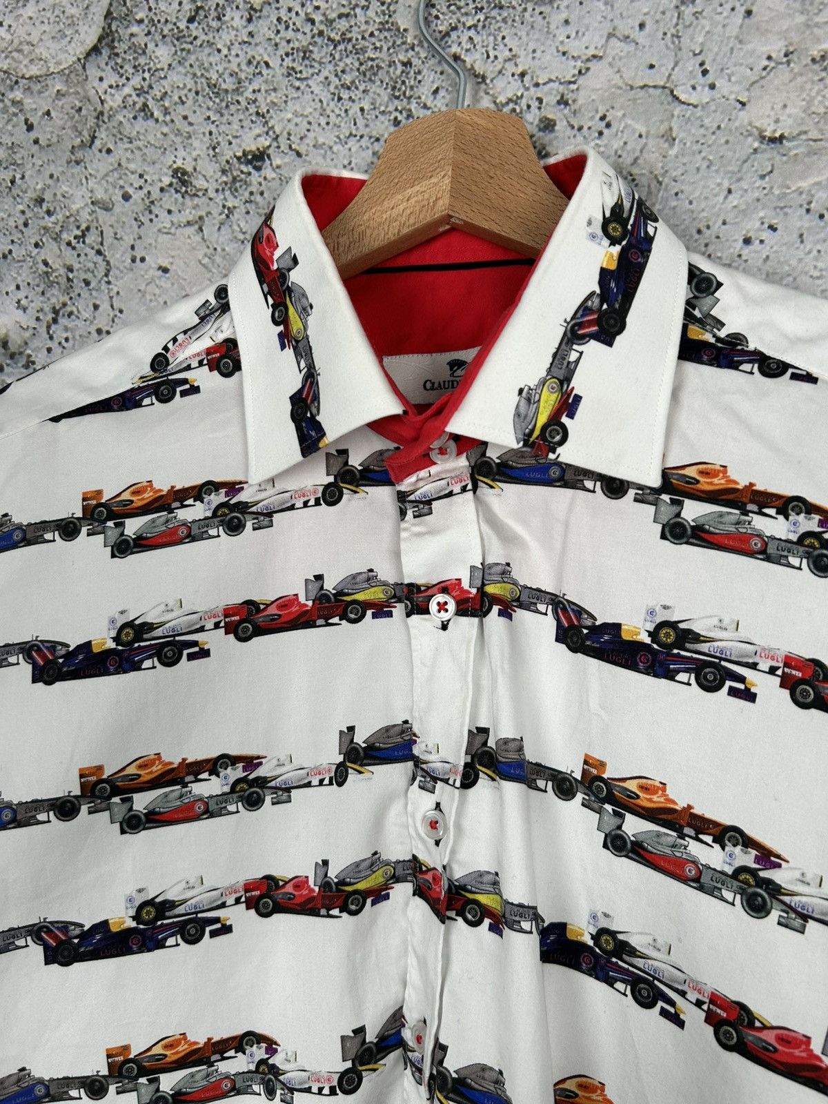 Formula 1 Vintage F1 Racing Shirt Motorsport BMW Mercedes Benz Rare Size US L / EU 52-54 / 3 - 3 Thumbnail