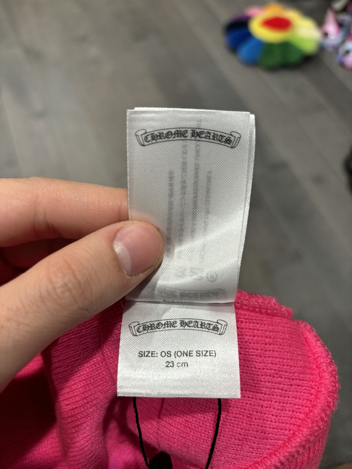 Chrome Hearts Chrome hearts pink beanie Size ONE SIZE - 5 Thumbnail