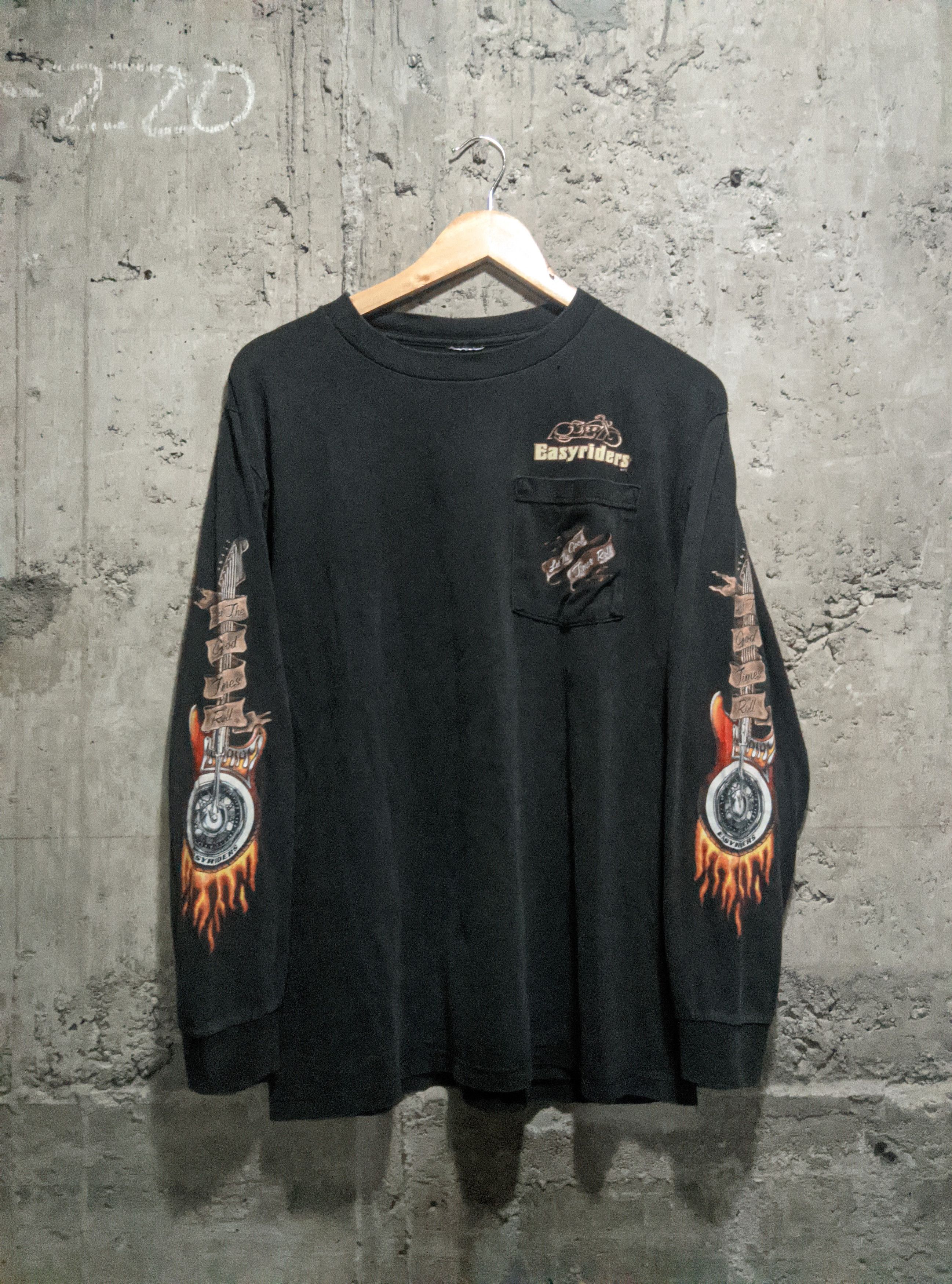 Easy rider ロンT Harley Davidson × Streetwear × Vintage Vintage Easyriders