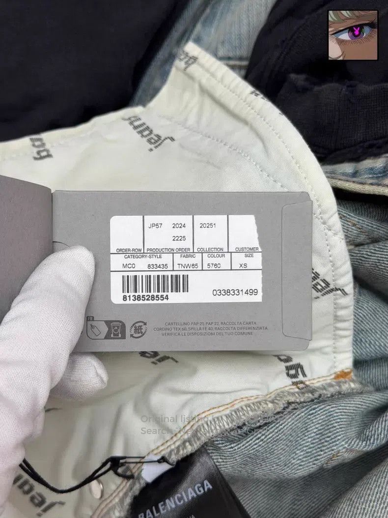 Balenciaga Balenciaga size XS Low-rise slim fit destructed design jea Size US 27 - 9 Thumbnail