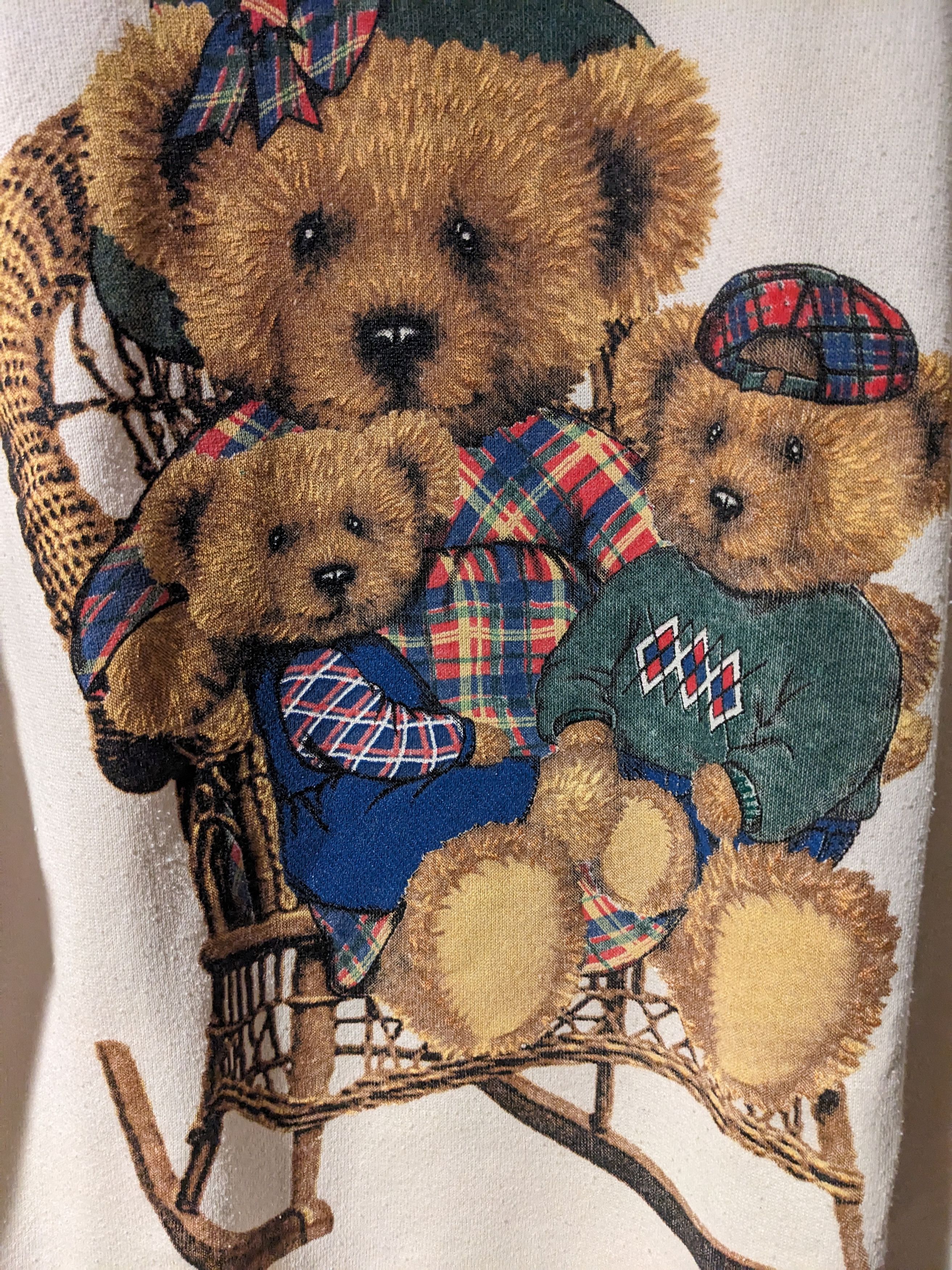 Vintage Vintage 90s Bears Tommy Hilfiger Inspired Large Sweatshirt Size US L / EU 52-54 / 3 - 2 Thumbnail