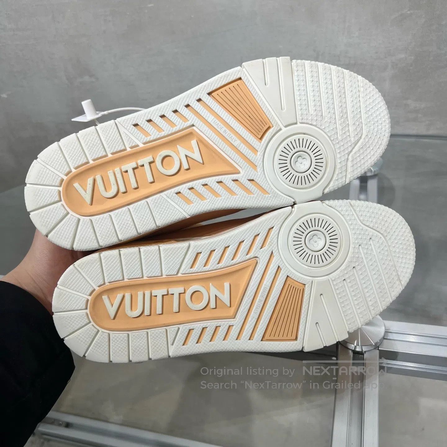 Louis Vuitton Louis Vuitton Trainer White Orange shoes Size US 5.5 / IT 35.5 - 7 Thumbnail