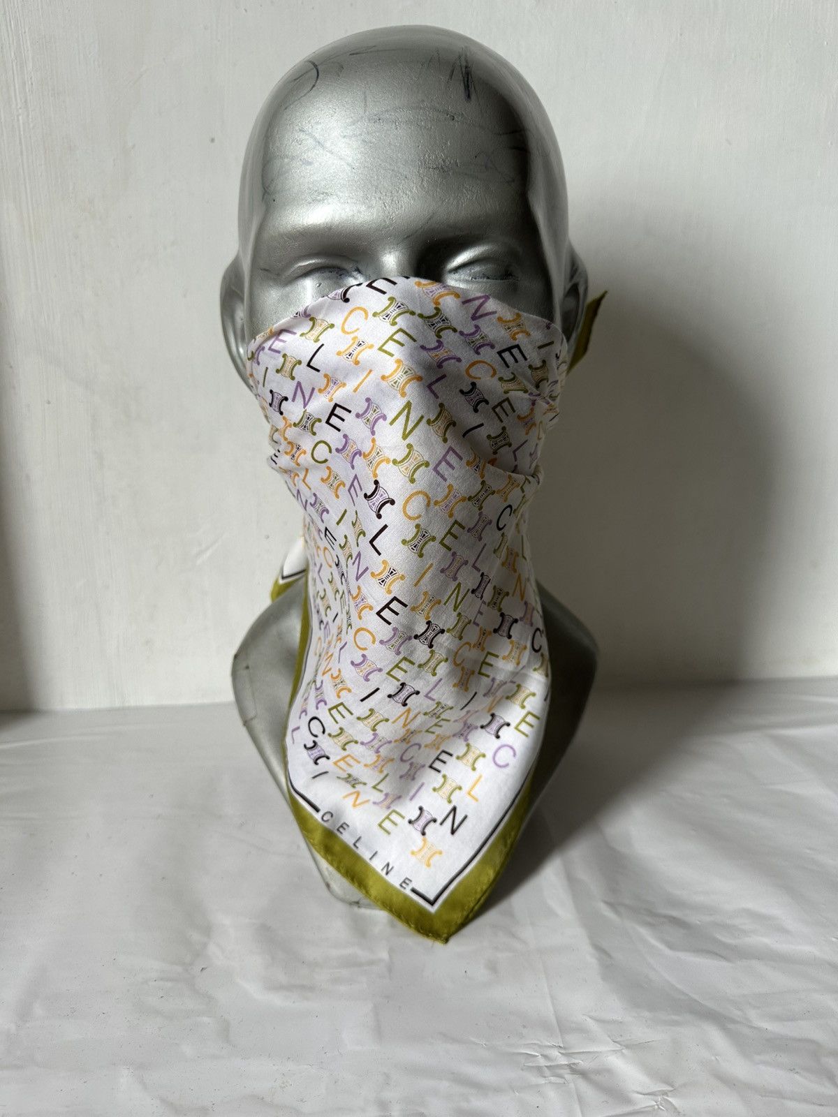 Vintage Vintage Celine Handkerchief/ Neckerchief/ Bandana Size ONE SIZE - 1 Thumbnail