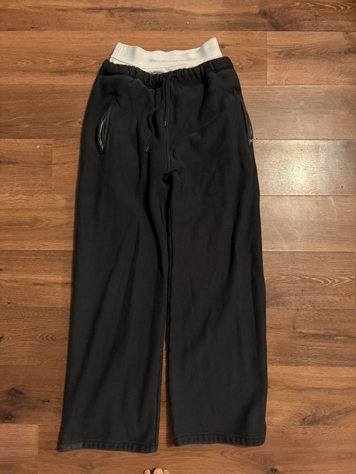 Alexander Wang Faded black alexander wang boxer sweatpants Size 27" / US 4 / IT 40 - 1 Thumbnail