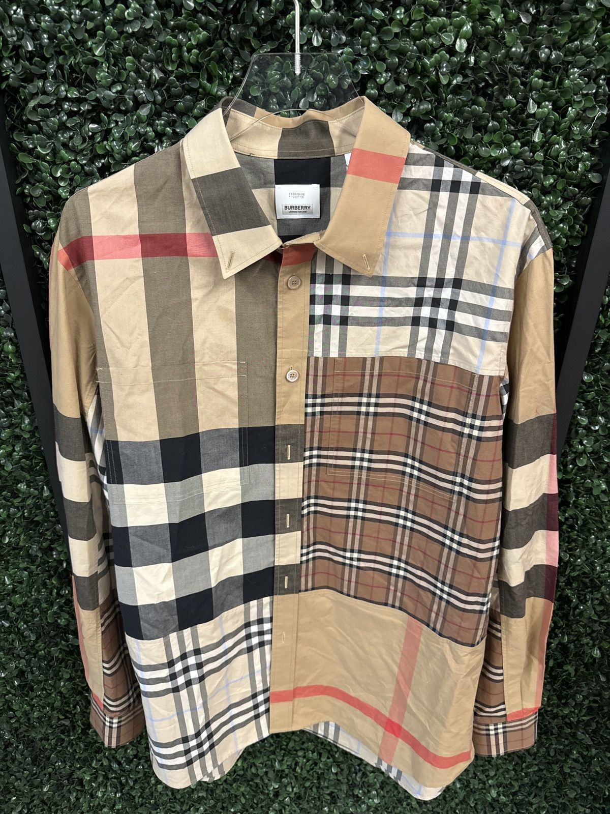 Burberry Long sleeve multicolor button up Size US L / EU 52-54 / 3 - 6 Thumbnail