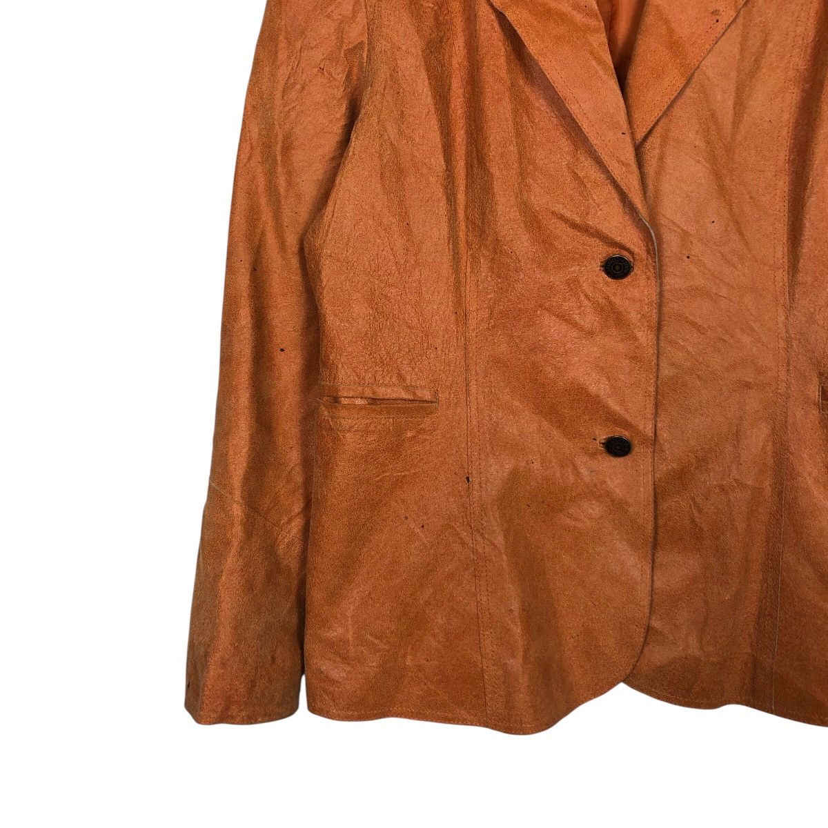 Vintage 📌Vintage Leather Jacket Otto Collection Issey Miyake Size US L / EU 52-54 / 3 - 5 Thumbnail