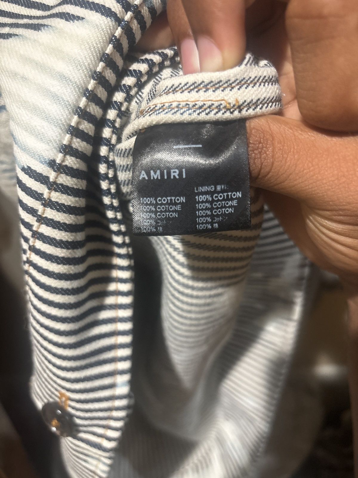 Amiri Amiri FW 24 Striped Jacket Size US L / EU 52-54 / 3 - 5 Thumbnail
