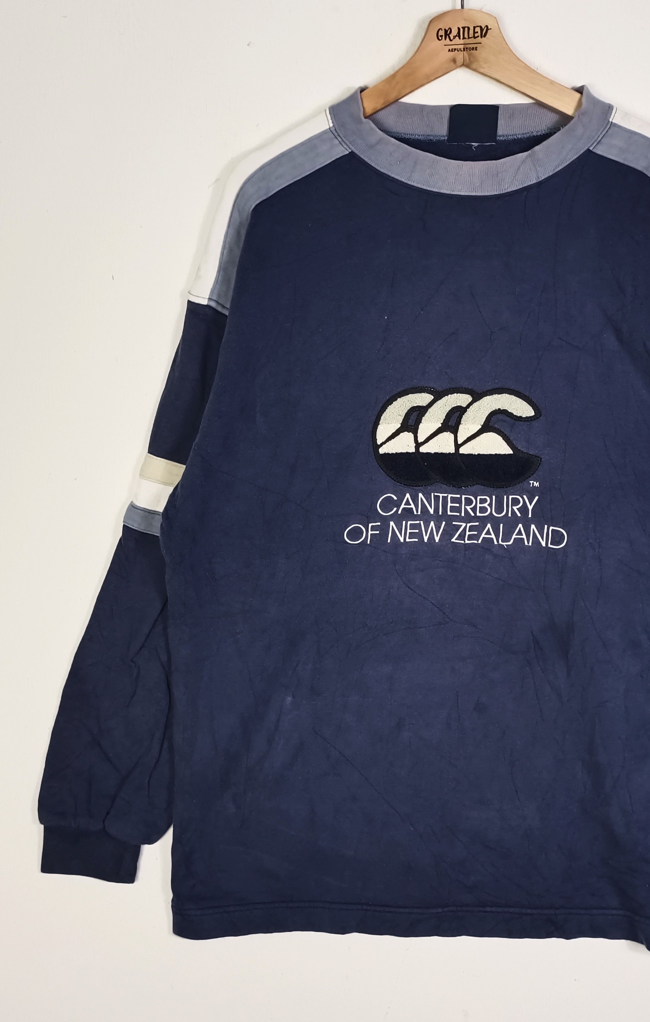 All Blacks × Canterbury of New Zealand × Vintage Vintage 90s💥 Canterbury New Zealand Rugby Size US XL / EU 56 / 4 - 2 Thumbnail