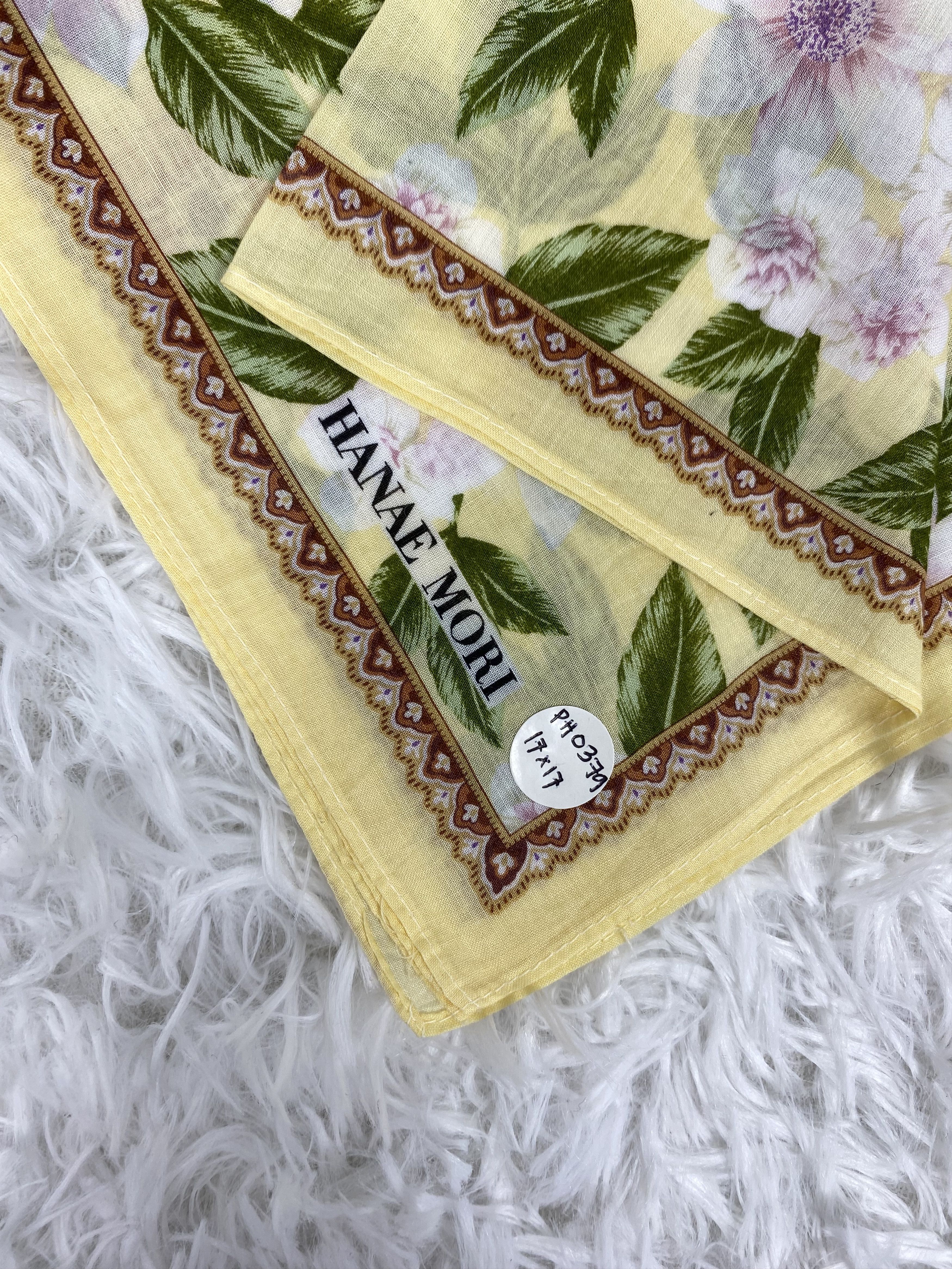 Hanae Mori Vintage Hanae Mori Handkerchief Neckerchief PH0379 Size ONE SIZE - 2 Thumbnail